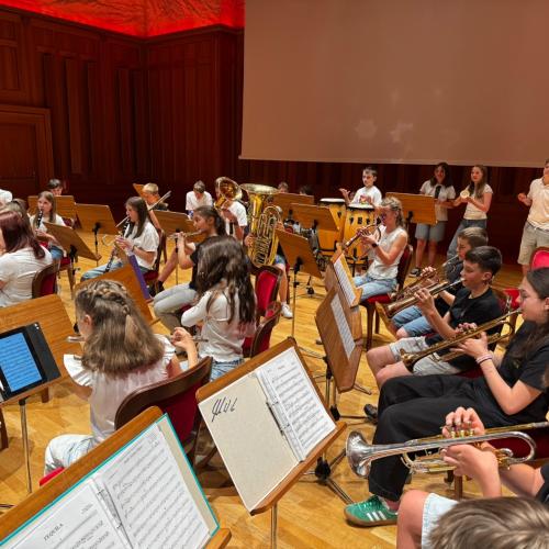 Schulorchesterauftritt