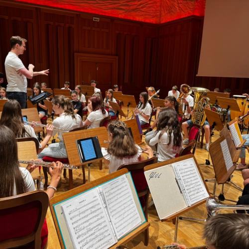 Schulorchesterauftritt