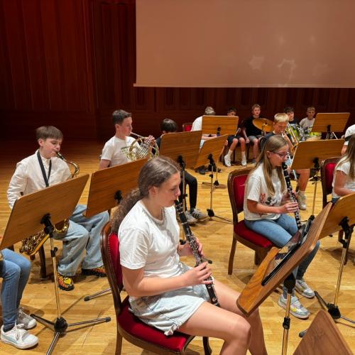 Schulorchesterauftritt