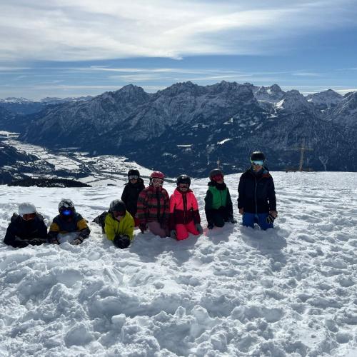 Gruppenfoto Schnee