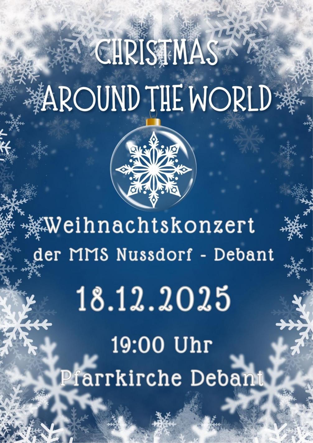 Plakat Weihnachtskonzert