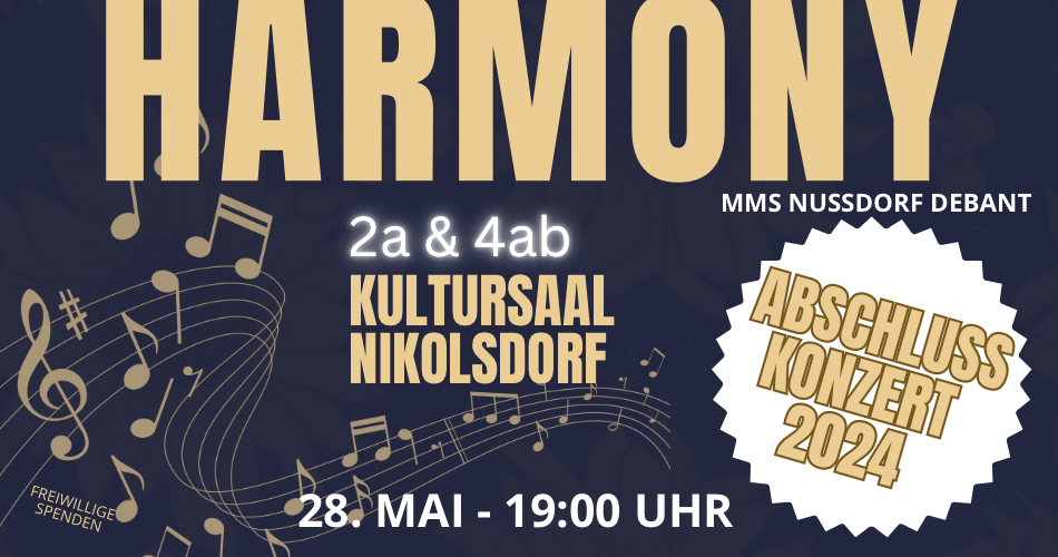 Banner Abschlusskonzert
